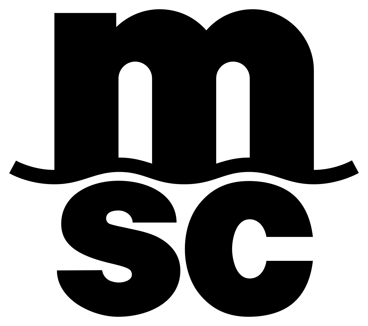 Marine Stewardship Council logo featuring a stylized fish integrated into a circular design.